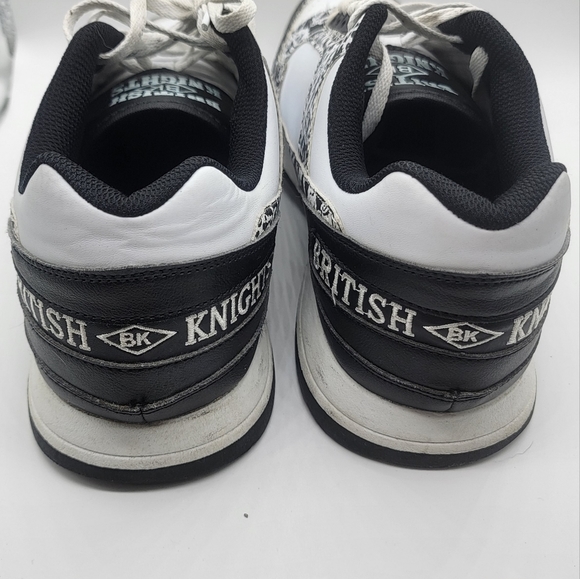 Mens Vintage black and white British Knights - Picture 4 of 7